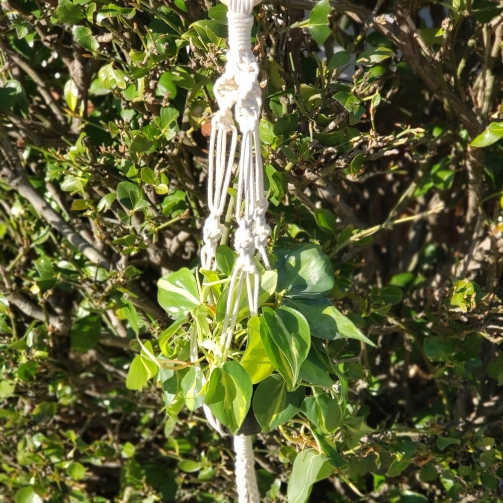 Handmade Macrame Hanger - Picture 3 of 4